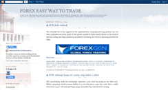 Desktop Screenshot of 4exgenonlinetrading.blogspot.com