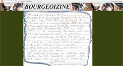 Desktop Screenshot of bourgeoizine.blogspot.com