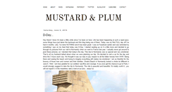 Desktop Screenshot of mustardandplum.blogspot.com