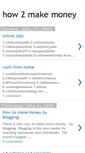 Mobile Screenshot of how2makemoneyonlinebyblog.blogspot.com
