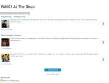 Tablet Screenshot of aboutpanicatthedisco.blogspot.com