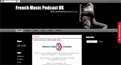 Desktop Screenshot of frenchmusicpodcastuk.blogspot.com