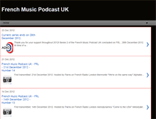 Tablet Screenshot of frenchmusicpodcastuk.blogspot.com