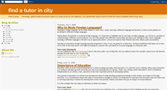 Desktop Screenshot of find-tutors.blogspot.com