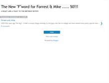 Tablet Screenshot of forrestandmiketurn50.blogspot.com