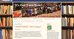 Desktop Screenshot of itsourturnnow.blogspot.com