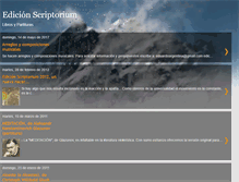 Tablet Screenshot of edicionscriptorium.blogspot.com