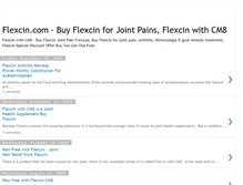 Tablet Screenshot of flexcinjointpain.blogspot.com