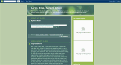 Desktop Screenshot of aaronandelisa.blogspot.com