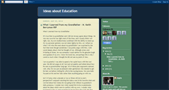 Desktop Screenshot of ideasabouteducation.blogspot.com