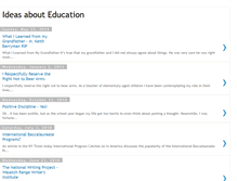 Tablet Screenshot of ideasabouteducation.blogspot.com