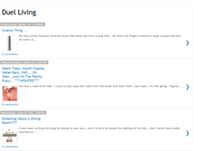 Tablet Screenshot of duelliving.blogspot.com