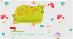 Desktop Screenshot of eclecticallydelicious.blogspot.com