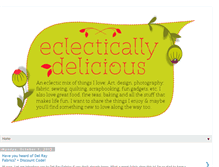 Tablet Screenshot of eclecticallydelicious.blogspot.com