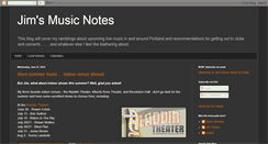 Desktop Screenshot of jimsmusicnotes.blogspot.com