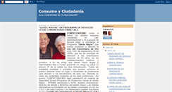 Desktop Screenshot of consumoyciudadania.blogspot.com