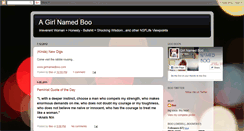 Desktop Screenshot of girlnamedboo.blogspot.com