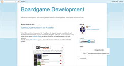 Desktop Screenshot of boardgamedevelopment.blogspot.com