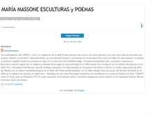 Tablet Screenshot of esculturasmariamassone.blogspot.com