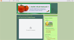 Desktop Screenshot of amorvegetariano.blogspot.com