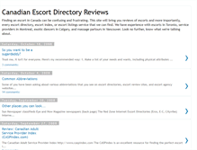 Tablet Screenshot of escortdirectoryreviews.blogspot.com