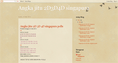Desktop Screenshot of angkajitu2d3d4dsingapura.blogspot.com
