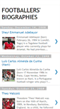 Mobile Screenshot of footballersprofiles.blogspot.com