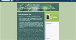 Desktop Screenshot of annie-weightloss.blogspot.com