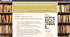 Desktop Screenshot of mymundodebiologiaysalud.blogspot.com