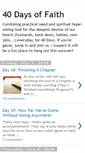 Mobile Screenshot of fortydaysoffaith.blogspot.com