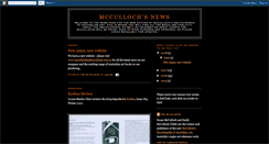 Desktop Screenshot of mccullochsnews.blogspot.com