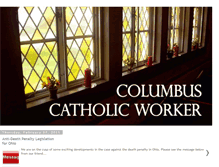 Tablet Screenshot of columbuscatholicworker.blogspot.com