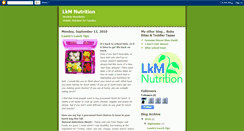 Desktop Screenshot of lkmnutrition.blogspot.com