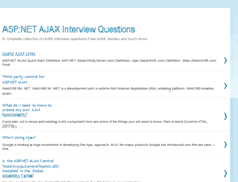 Tablet Screenshot of ajaxsample.blogspot.com
