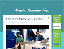 Tablet Screenshot of noticiasacapulco.blogspot.com