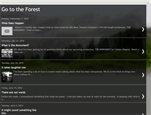 Tablet Screenshot of gototheforest.blogspot.com