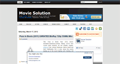 Desktop Screenshot of movie-solution.blogspot.com