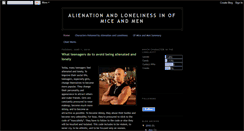 Desktop Screenshot of ofmiceandmen-maniak59.blogspot.com