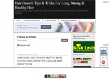 Tablet Screenshot of hairgrowthlover.blogspot.com