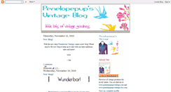 Desktop Screenshot of penelopepupsvintage.blogspot.com