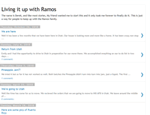 Tablet Screenshot of livingitupwithramos.blogspot.com