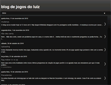 Tablet Screenshot of jogos10doluiz.blogspot.com