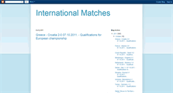 Desktop Screenshot of international-matches.blogspot.com