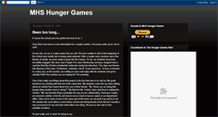 Desktop Screenshot of mhshungergames.blogspot.com