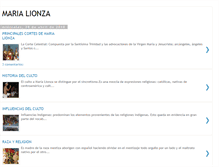 Tablet Screenshot of marialionza-mito-leyenda.blogspot.com