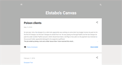 Desktop Screenshot of elstaboscanvas.blogspot.com