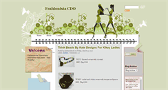 Desktop Screenshot of fashionistacdo.blogspot.com