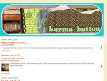 Tablet Screenshot of karmabutton.blogspot.com