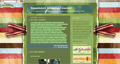 Desktop Screenshot of kiscsaladblog.blogspot.com