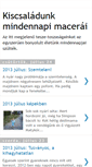 Mobile Screenshot of kiscsaladblog.blogspot.com